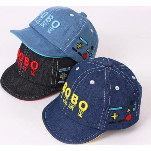 Doitbest Baby Child Baseball Cap spring Hip Hop summer sun kids Hats Cowboy BOBO Letters Boys Girls Caps snapback hat gorras