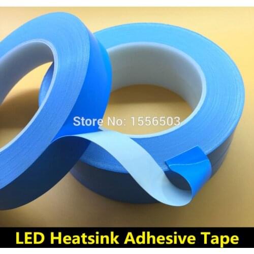 3X 10mm 20mm*25m*0.2mm Transfer Tape Double Side Heat Thermal Conduct Adhesive Tape for LED Module PCB Heatsink CPU instead RTV