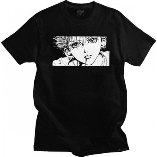 Trendy Mens Nana Manga T Shirt Short Sleeved Cotton Harajuku Streetwear Tshirt Leisure Ren Honjo Tee Tops Anime T-shirt Clothes