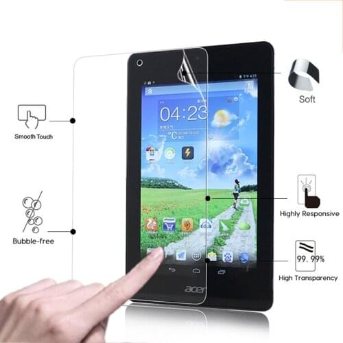 Premium HD lcd Glossy screen protector film For Acer Iconia Tab One 7 B1-730HD B1-740 7.0" tablet high clear protective films