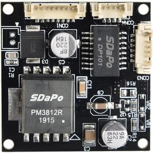 HOT-SDAPO POE Module PM3812R18W Isolated 1.5A POE Module with 6 Lights and 8 Lights, Power Up to 20W