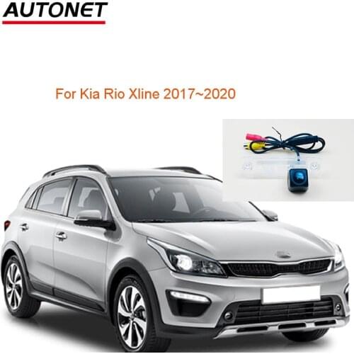 Autonet Rear view camera For Kia Rio Xline 2017 2018 2019 2020 license plate camera/CVBS night view reversing camera