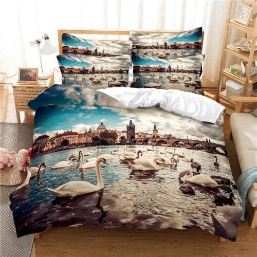 Beautiful Scenery Bedding Duvet Cover Set 3d Digital Printing Bed Linen Fashion Design Comforter Cover Bedding Sets Bed Set
