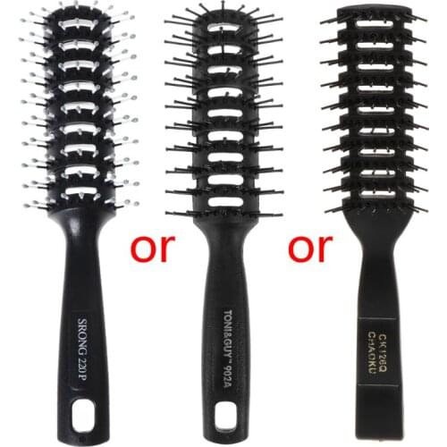 Fashion Men Hair Brush Plastic Antistatic Comb Barber Dressing Salon Styling New