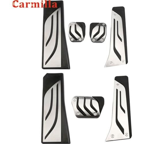 Carmilla Gas Pedals Fuel Pedal Brake Foot Rest Pedal Cover Set Fit for BMW X5 E70 2007 - 2013 F15 2014 - 2017 Accessories