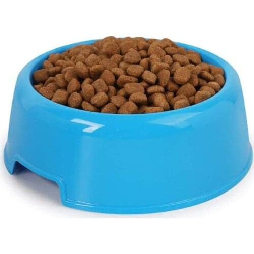Dog Plastic Pet Bowl Dog Single Bowl Cat Food Water Bowl