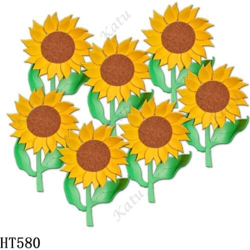 Sunflower Cutting dies - New Die Cutting And Wooden Mold,HT580 Suitable For Common Die Cutting Machines On The Market