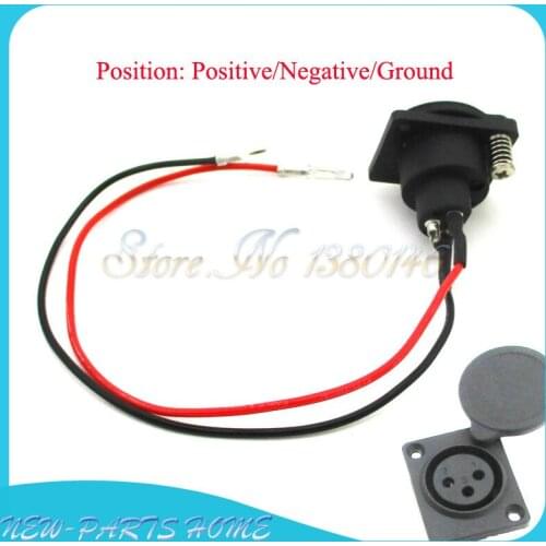 XLR Charging Port Socket Fit Razor EcoSmart Metro MX500 MX650 Dirt Rocket Bike