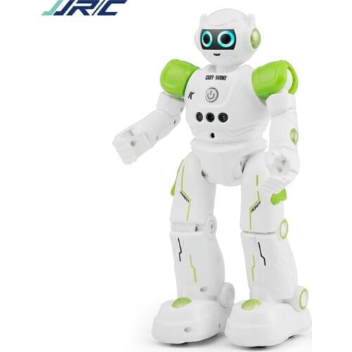2019 JJRC R11 Cady Smart RC Robot with LED Light Sliding Mode Touch Response Gesture Sensering RC Robot for Best Gift