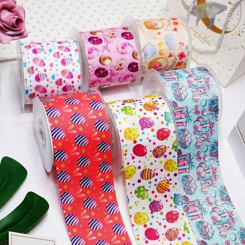 DIY Easter Day Printed Grosgrain Ribbon For Craft Supplies Sewing Accessories 5 Yards, Planar Resins Mold 10 Pieces. 49225