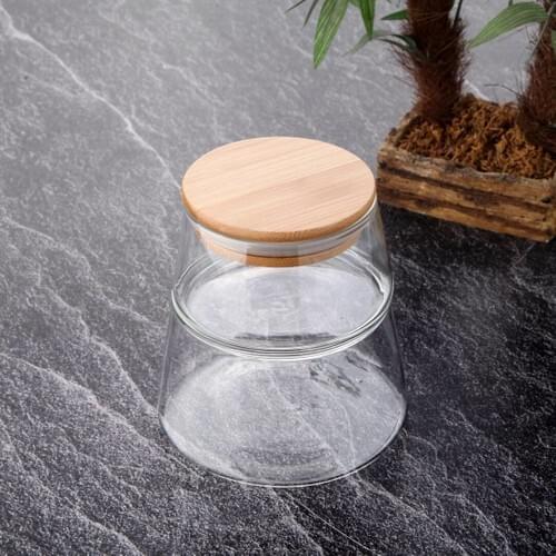 8miniso Glass 2 Tiers Storage Container
