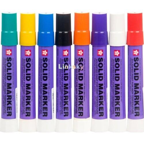 SAKURA Night Light Solid Waterproof Marker Pen, Industrial Marking Pen, Indelible Marking Pen,Fast Dry Painting Pen,for Glass
