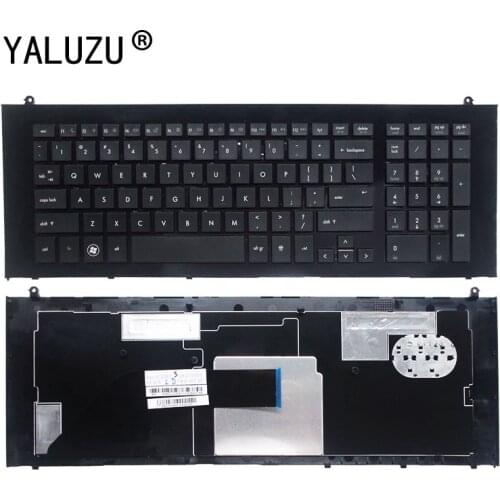 YALUZU UI Black New English Replace laptop keyboard FOR HP For ProBook 4720 4720S