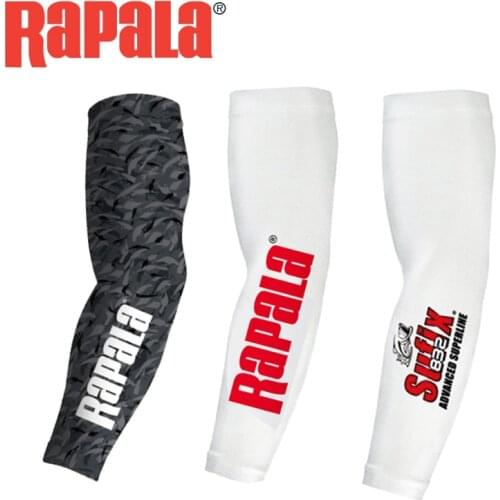 Rapala Arm Sleeve Cuff Sunscreen Unisex UV Protector Ice Golf Arm Guards Breathable Arm Warmers Outdoor Hiking Fishing Cycling