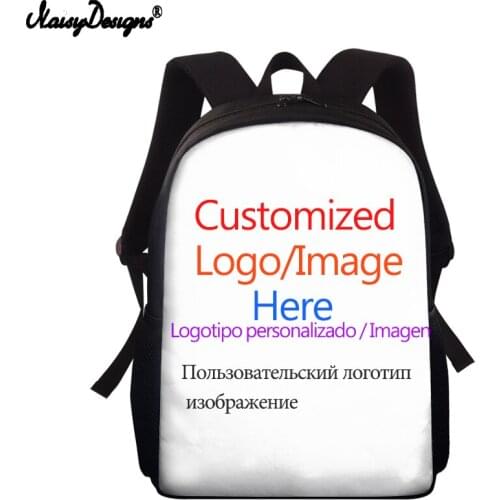 Customize the Image Logo Women Backpack Children Men Travel Bags Compass Children School Bags Boys Girls Book Bag Dropshipping