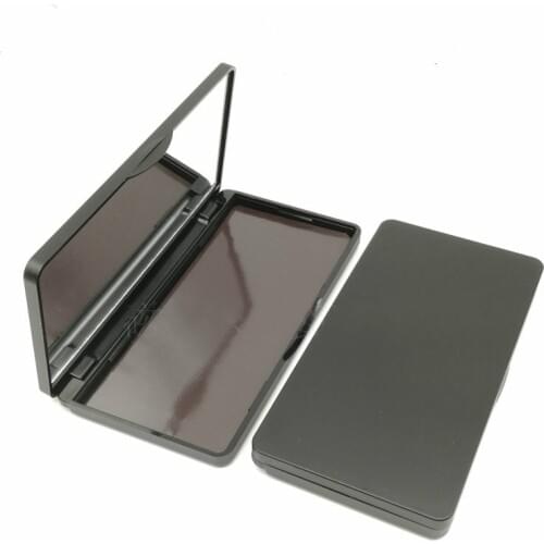 1pcs Matte black Empty Magnetic Cosmetics Palette Eyeshadow Blusher DIY Makeup Box Storage Makeup Dispensing Box