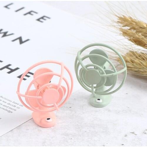1 Pc Pink/Green 1:12 Mini Desk Cooling Fan Model Miniature Doll House Furniture Decoration