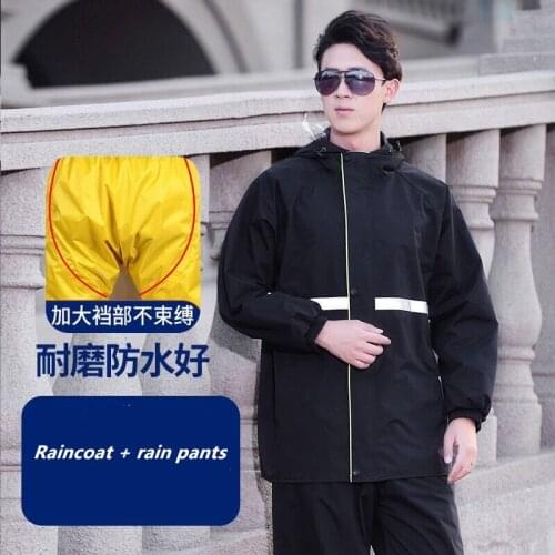 2020 New Cycling Raincoats Motorcycle Women/Men Suit Rain Coat Pants Poncho Waterproof Rain Jacket Men Protective Rainwear