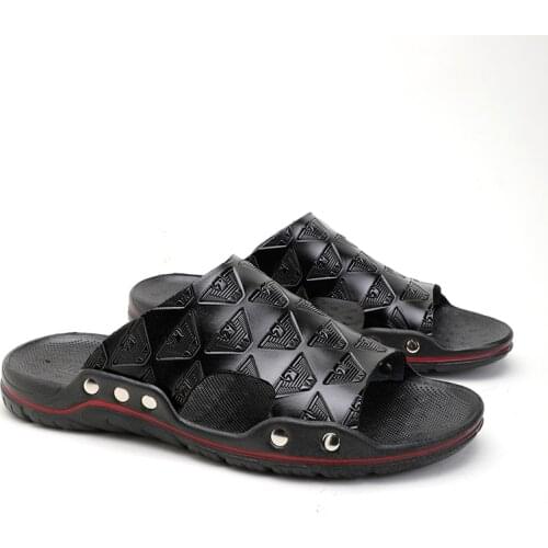 2021 new summer slippers mens outdoor Korean fashion beach sandals mens slippers