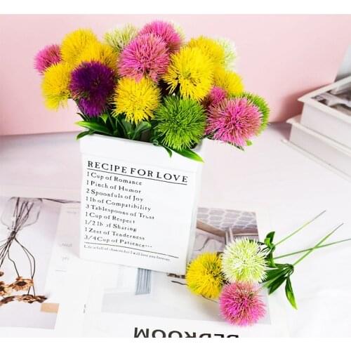 5/10pcs Artificial Dandelion Realistic Plastic Plant Dandelion Design Wedding Party Home Realistic Home Decor artificial plant