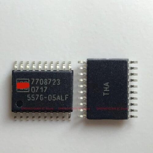 5pcs ICS557G-05ALFT 557G-05ALF TSSOP-20 ICS557G-05ALF 557G-05ALFT QUAD DIFFERENTIAL PCI-EXPRESS CLOCK SOURCE 100% New original
