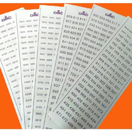 Diamond Embroidery Accessories 5D DIY Diamond Painting Tools Square / Round Storage Box Storage Bottle DMC Number Label Sticker