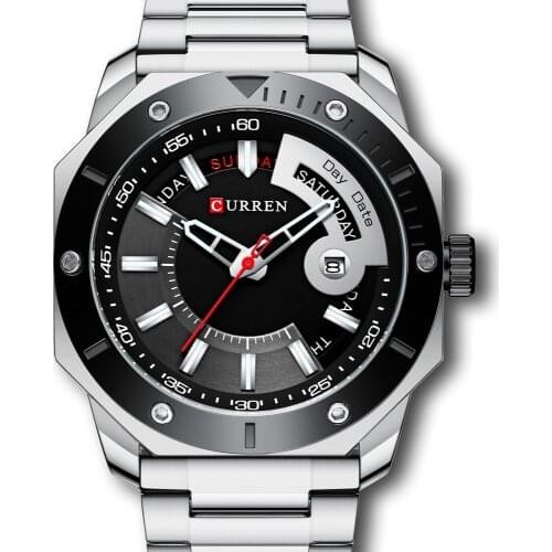 Relojes Hombre CURREN Watch Men Top Brand Luxury Mens Watches Fashion Stainless Steel Waterproof Quartz Clock Man Wristwatch