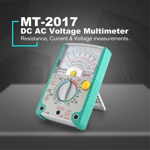 Hot Pros'Kit MT-2017 MT-2018 Analog Multimeter Safety Standard Ohm Test Meter DC AC Voltage Current Resistance Multimeter