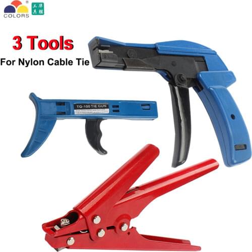 FASEN HS-519 Fastening and cutting tool and wires special for Cable Tie Gun For Nylon Cable Tie width: 2.4-9mm