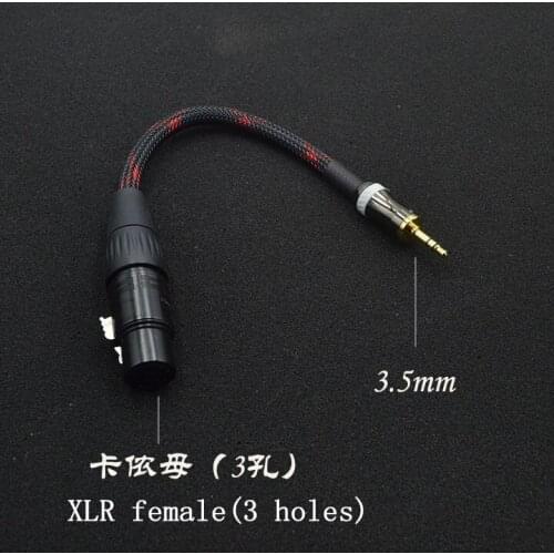 3.5MM to XLR female cable