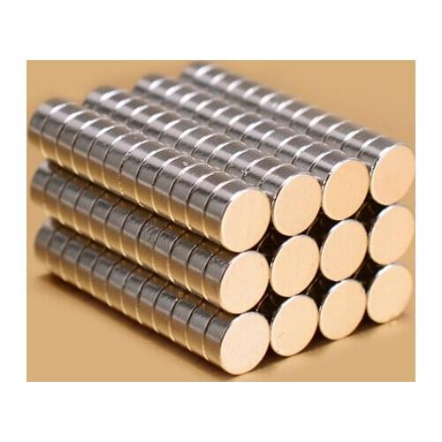 5pcs 5mm diameter neodymium iron boron powerful magnet solid round industrial permanent magnetic circle column