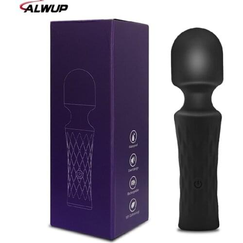 Powerful AV Vibrator Magic Wand Massager for Female Clitoris Stimulator G Spot Vibrating Dildo Sex Toys for Women Adult Sex Shop