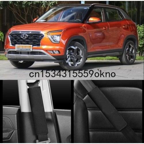 Car Interior Seat Belt Shoulder Protector For Hyundai Accent Elantra Equus I30 ix35 Kona Santa Fe SONATA Tiburon Tucson Series