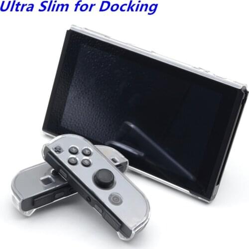 Nintend Switch Dockable Anti-scratch Crystal Hard Back Detachable Protective Case Cover Slim Shell for Nintendo switch NS Dock