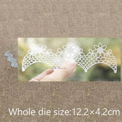 New Design Craft Metal Cutting Die flower edge decoration scrapbook die cuts Album Paper Card Craft Embossing die cuts
