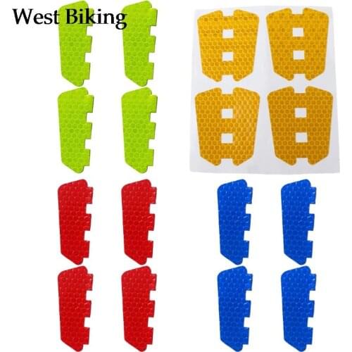 Bicycle Spoke Reflector 4 Color Reflective Stickers for bicycle Warning Safety Strips Bicycle Reflector