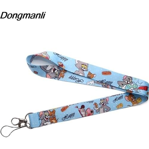 PC201 Cat keychain lanyard Badge ID Lanyards/ Mobile Phone Rope/ Key Lanyard Neck Straps Accessories