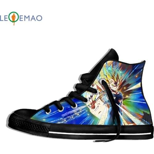 Walking Canvas Boots Shoes Breathable Majin Vegeta For Men Wearable Comfort Sport Shoes Classic Sneakers