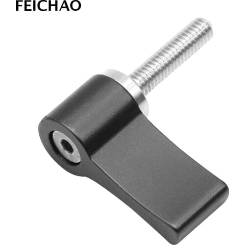 1/4"-20 Adjustable Screw 1/4 Inch 17mm Stainless Steel Handle Screw Wrench Wing Lock Adapter for GoPro DSLR Gimbal Camera Cage