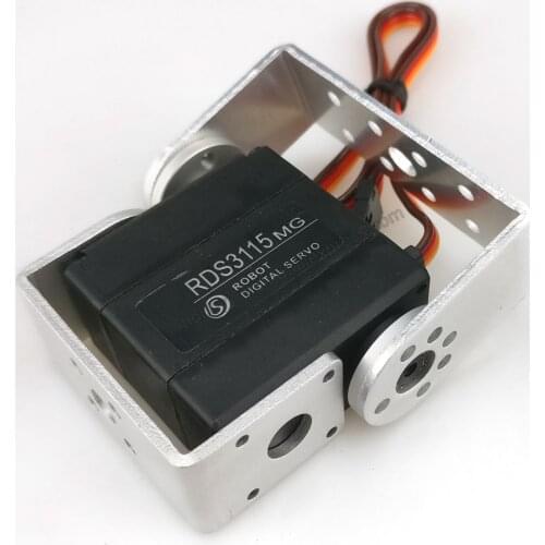 Robot Servo RDS3115/3120 Metal Gear Dual digital Servo with Bracket kit-1 for Robotic arduino DIY 17-22kg/cm 180/270 degree