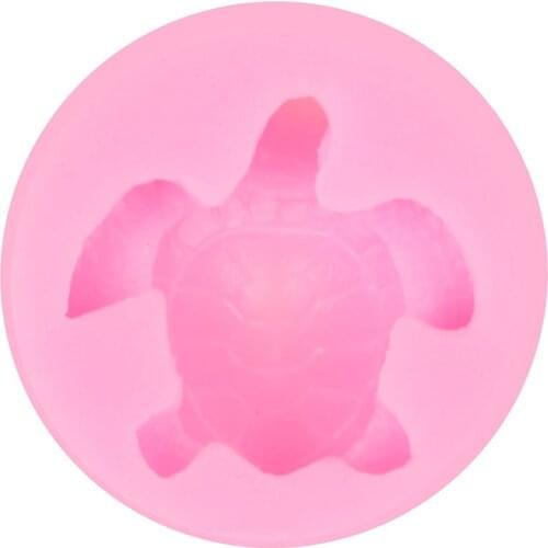 Sea turtle Shape Silicone Mold Cake Fondant Paste DIY Tortoise Silicone Decorating Mould Chocolate Gum Paste Soap molds