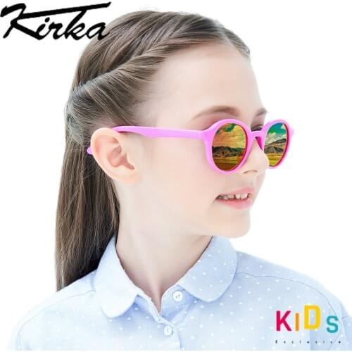 Flexible New Kids Polarized Sunglasses Child TR90 Boys Girls Sun Glasses Silicone Safety Glasses Gift For Children UV400 Eyewear