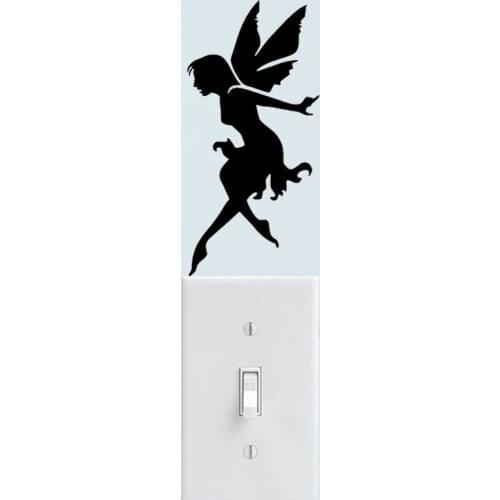 Light Switch Decal Wall Sticker Fairy Cartoon Home Decoration Vinyl 6SS0506