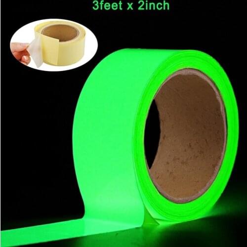 1M Luminous Fluorescent Night Self-adhesive Glow In The Dark Switch Sticker Tape Safety Security Room Decoration Warning Tapes