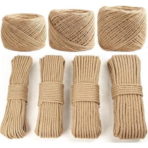 Sisal Rope Cat Tree DIY Scratching Post Toy Cat Climbing Frame Replacement Rope Desk Legs Binding Rope for Cat Sharpen Claw