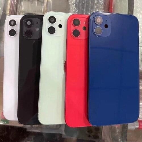 DIY Back Cover With Middle Frame For iPhone XR Like Up to 12 Battery Rear Lens Housing With Flashlight Flex Replace Repair Parts