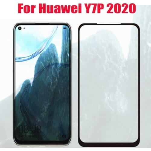 2PCS 3D Tempered Glass For Huawei Y7P 2020 Full Screen Cover Screen Protector Film For Huawei Y7P 2020