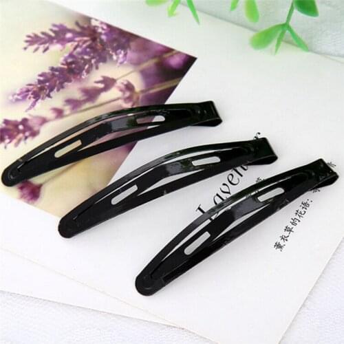 Baby Girl Hair Clips Hair Accessories Black Plastic Hairgrip Barrettes Head Hair Care Women 12pcs