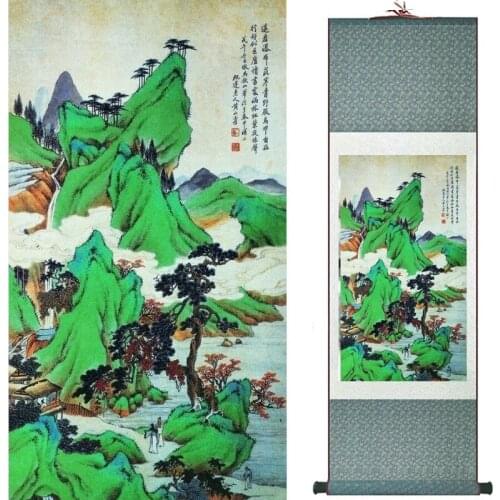 Landscape art painting Chinese traditional art painting China ink painting fashion painting 2019081226