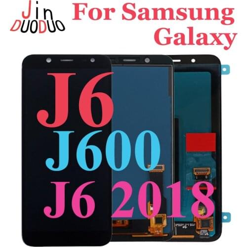 For Samsung Galaxy J6 J600 Display Touch Screen LCD Digitizer Assembly For Samsung J6 2018 LCD